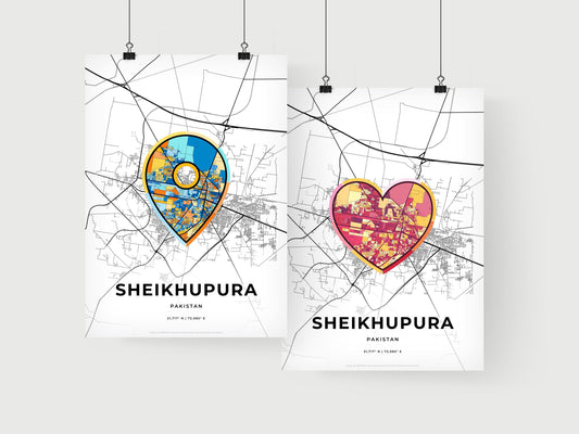 Sheikhupura Pakistan art print for couples