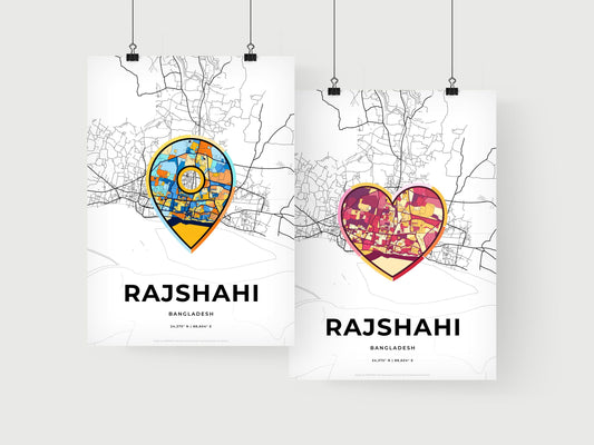 Rajshahi Bangladesh art print for couples