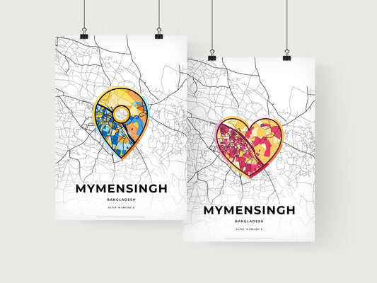 Mymensingh Bangladesh art print for couples