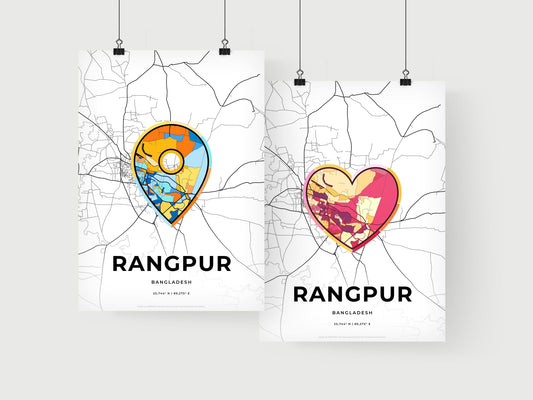 Rangpur Bangladesh art print for couples