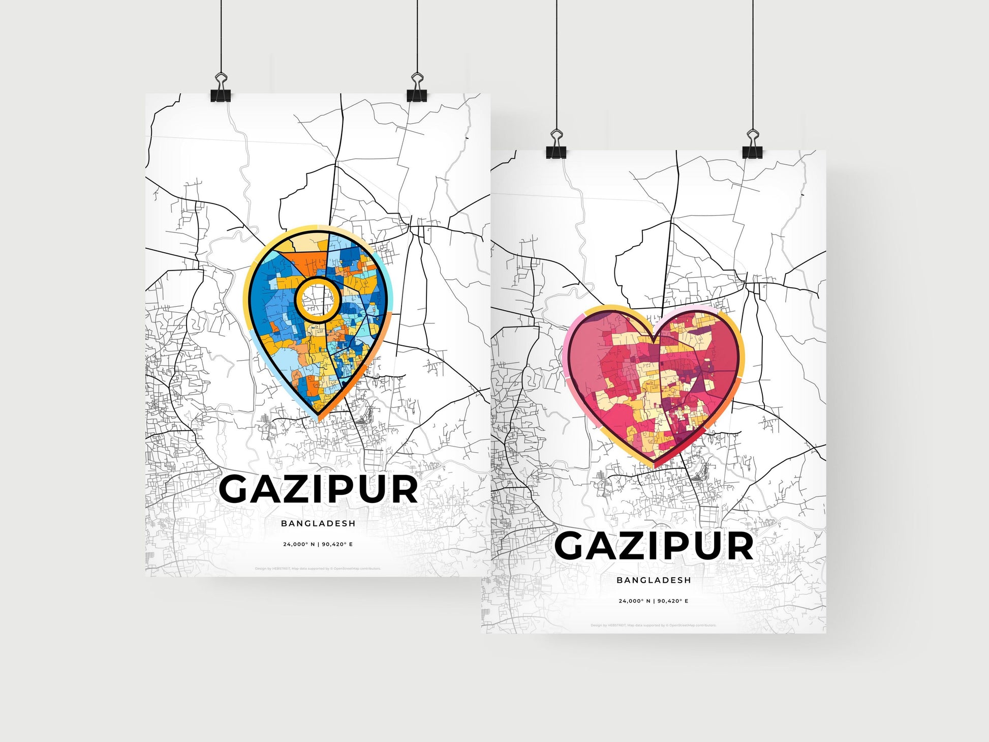 Gazipur Bangladesh art print for couples