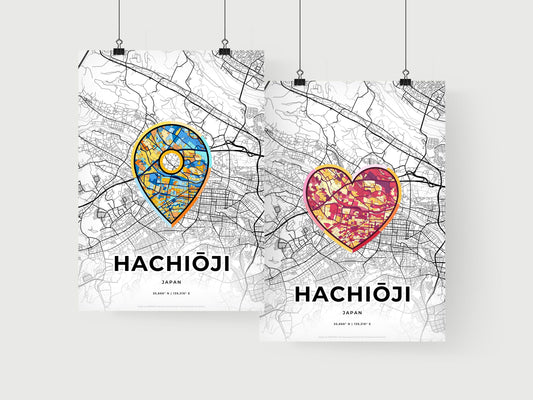 Hachiōji Japan art print for couples
