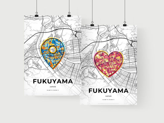 Fukuyama Japan art print for couples