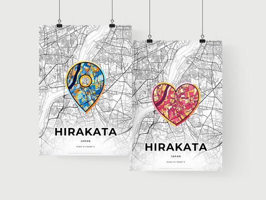 Hirakata Japan art print for couples