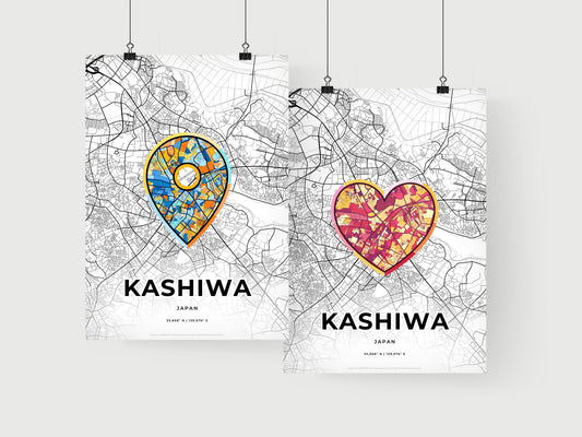 Kashiwa Japan art print for couples