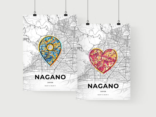 Nagano Japan art print for couples