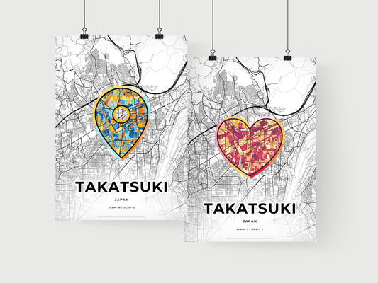 Takatsuki Japan art print for couples