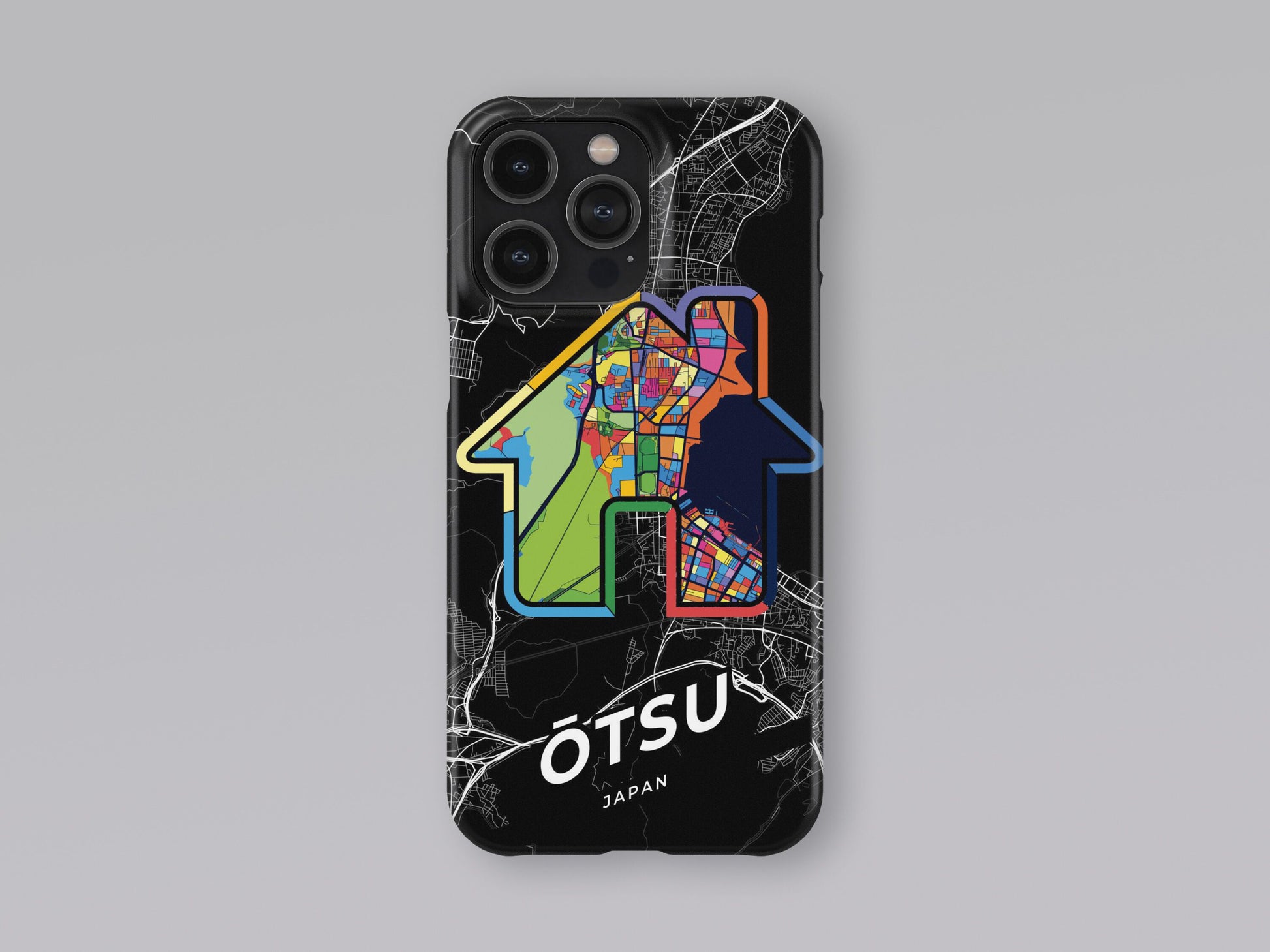 Ōtsu Japan slim phone case with colorful icon 3