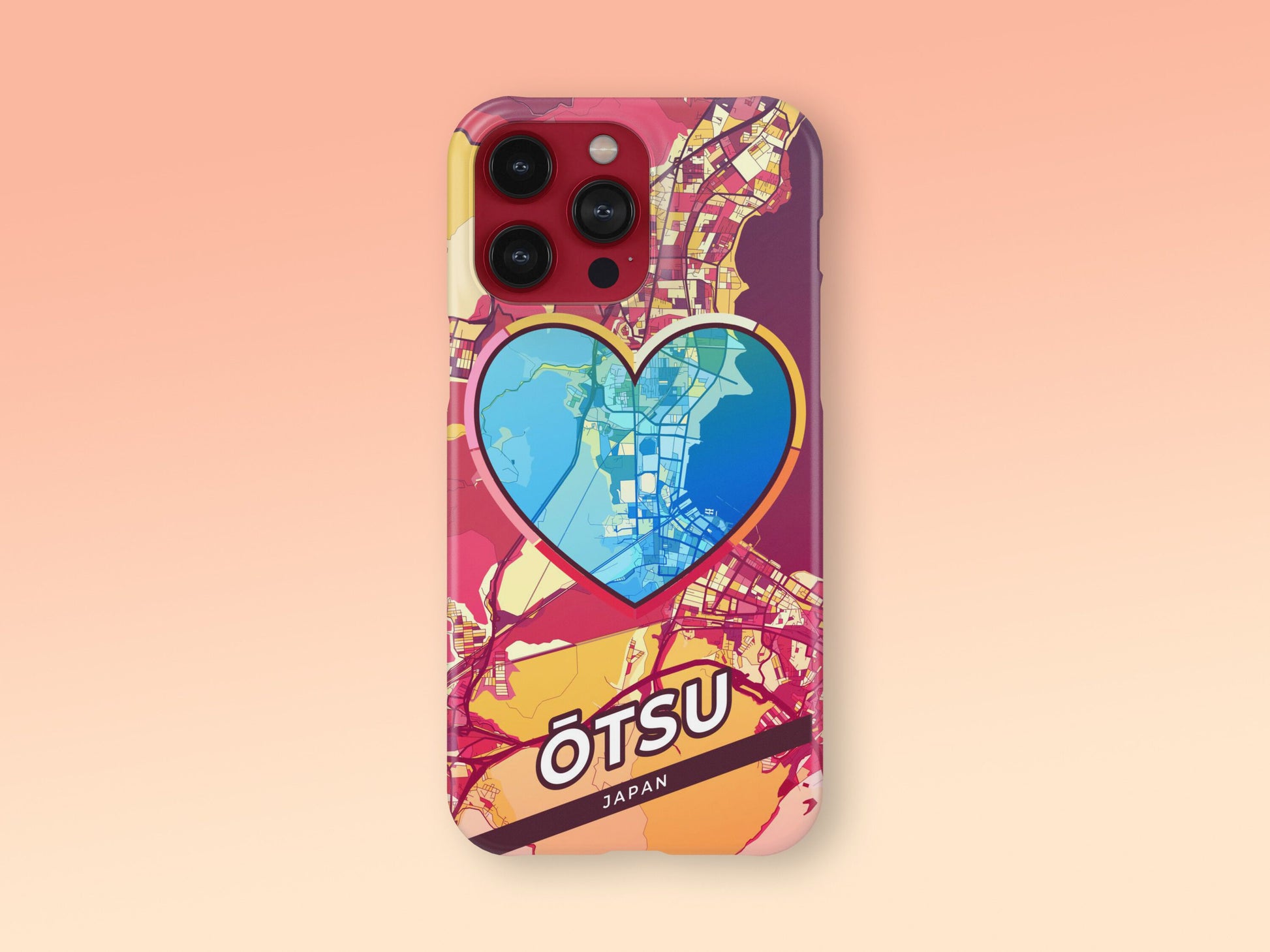 Ōtsu Japan slim phone case with colorful icon 2