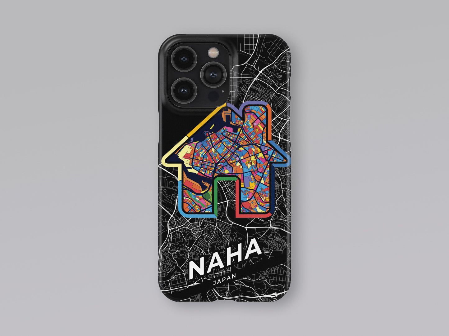 Naha Japan slim phone case with colorful icon 3