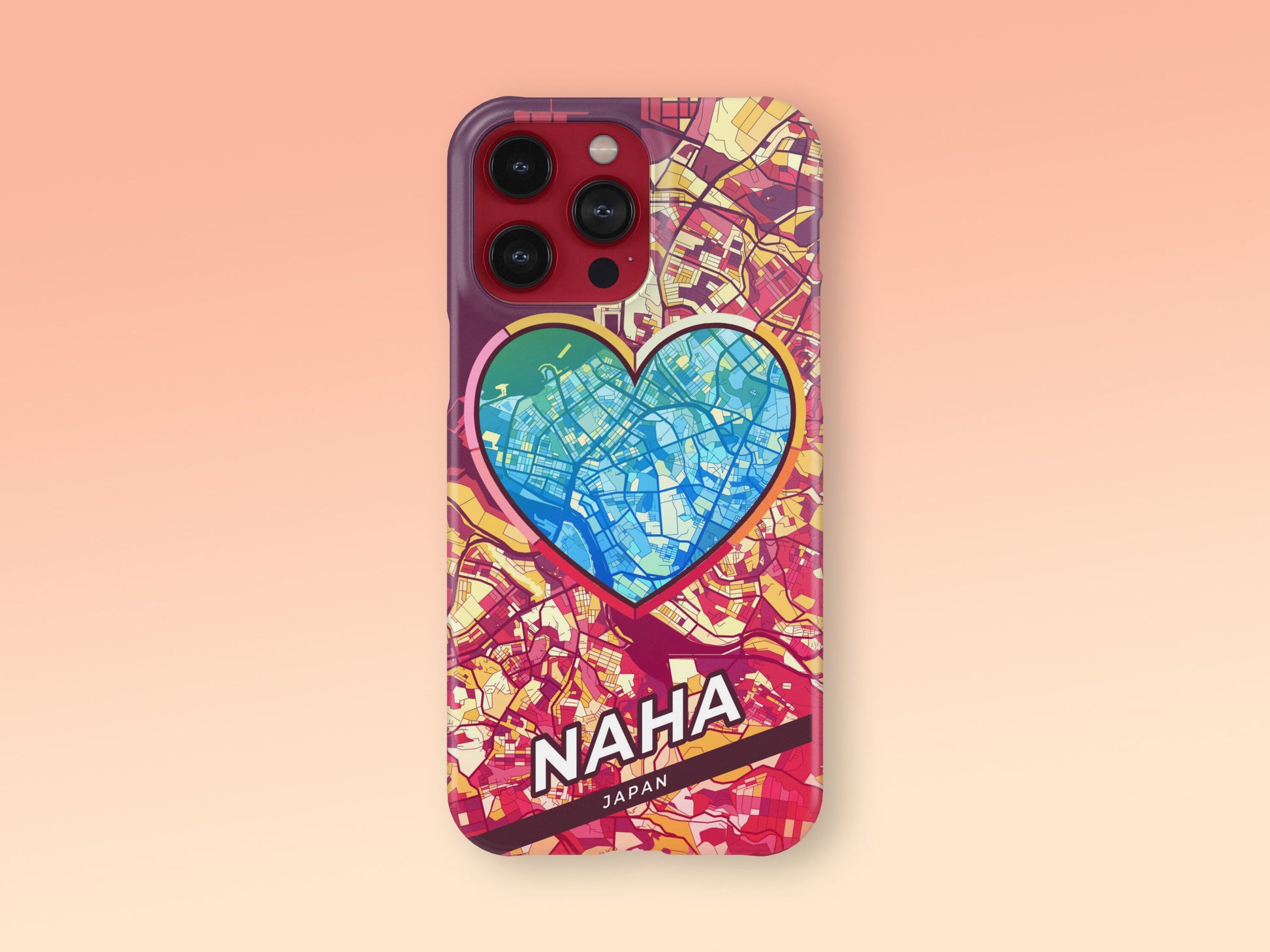 Naha Japan slim phone case with colorful icon 2