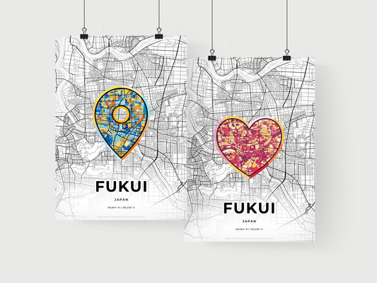 Fukui Japan art print for couples