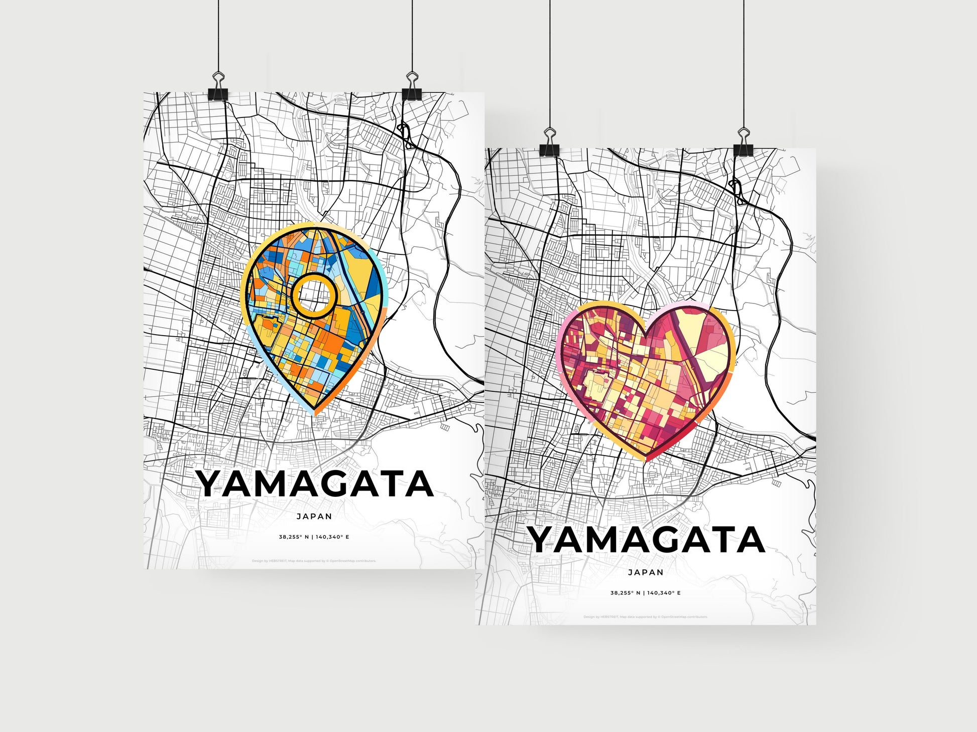 Yamagata Japan art print for couples