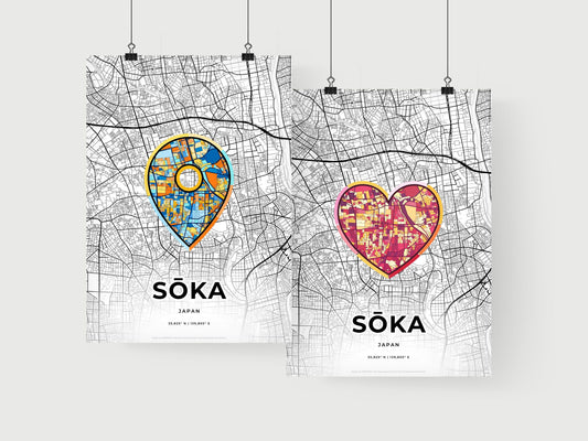 Sōka Japan art print for couples