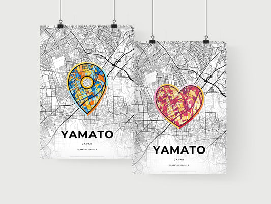 Yamato Japan art print for couples