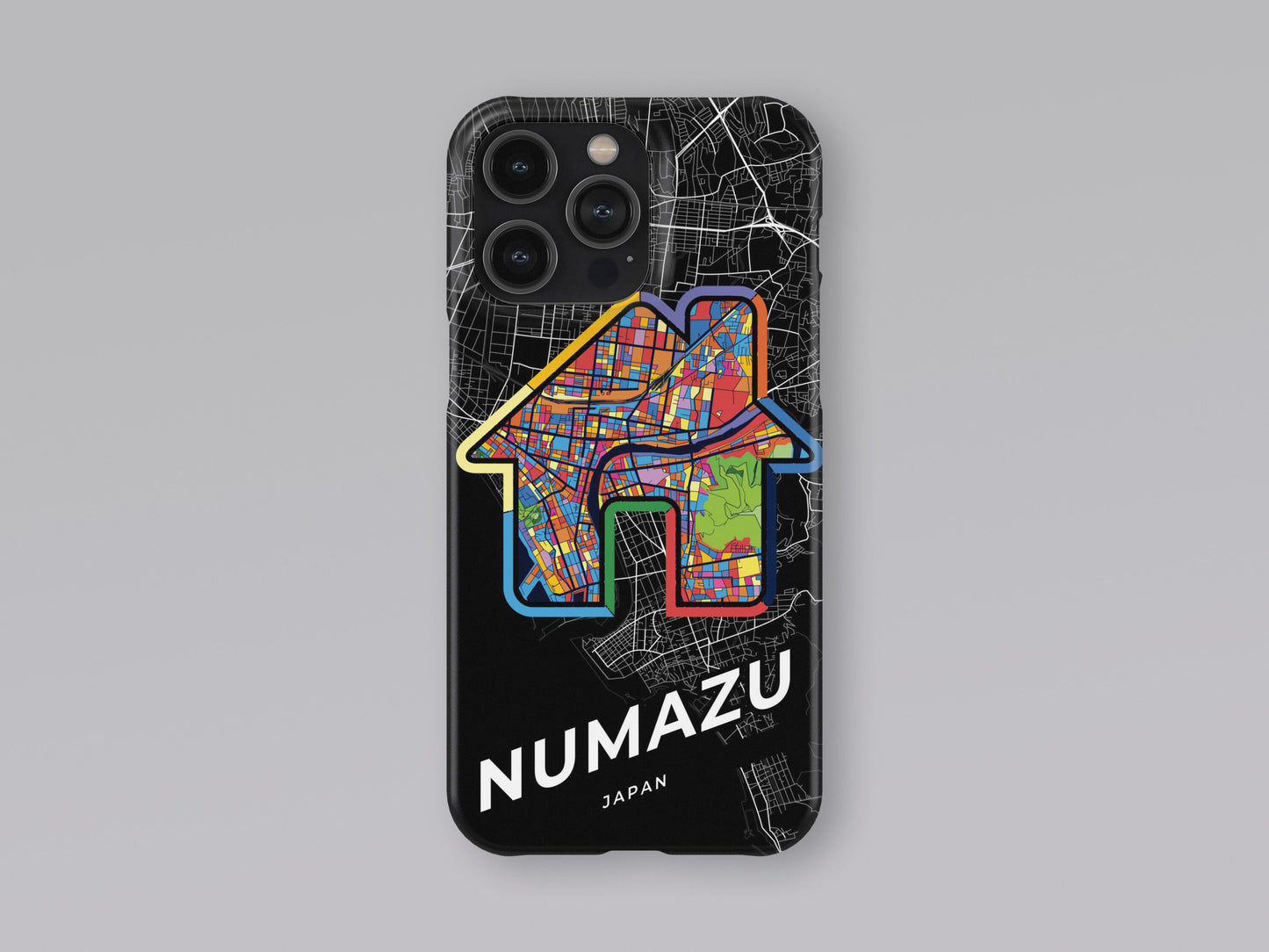 Numazu Japan slim phone case with colorful icon 3