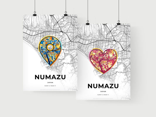 Numazu Japan art print for couples