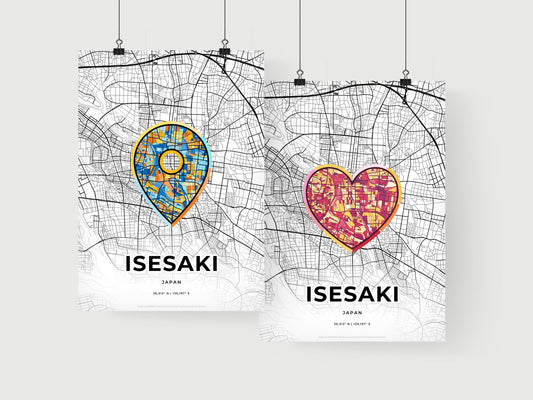 Isesaki Japan art print for couples