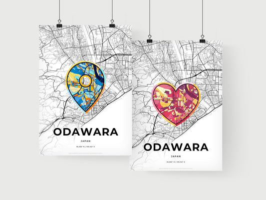 Odawara Japan art print for couples