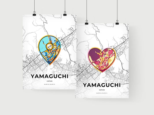 Yamaguchi Japan art print for couples