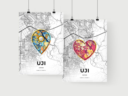 Uji Japan art print for couples