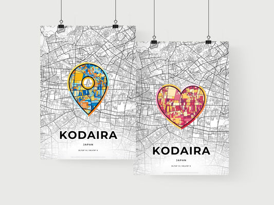Kodaira Japan art print for couples