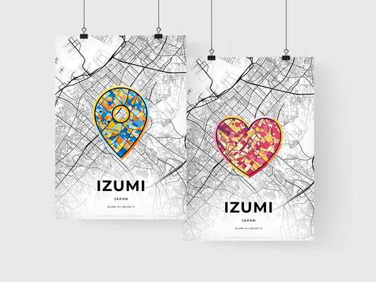Izumi Japan art print for couples