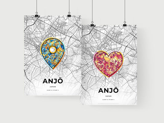 Anjō Japan art print for couples