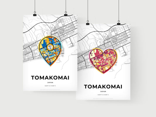 Tomakomai Japan art print for couples