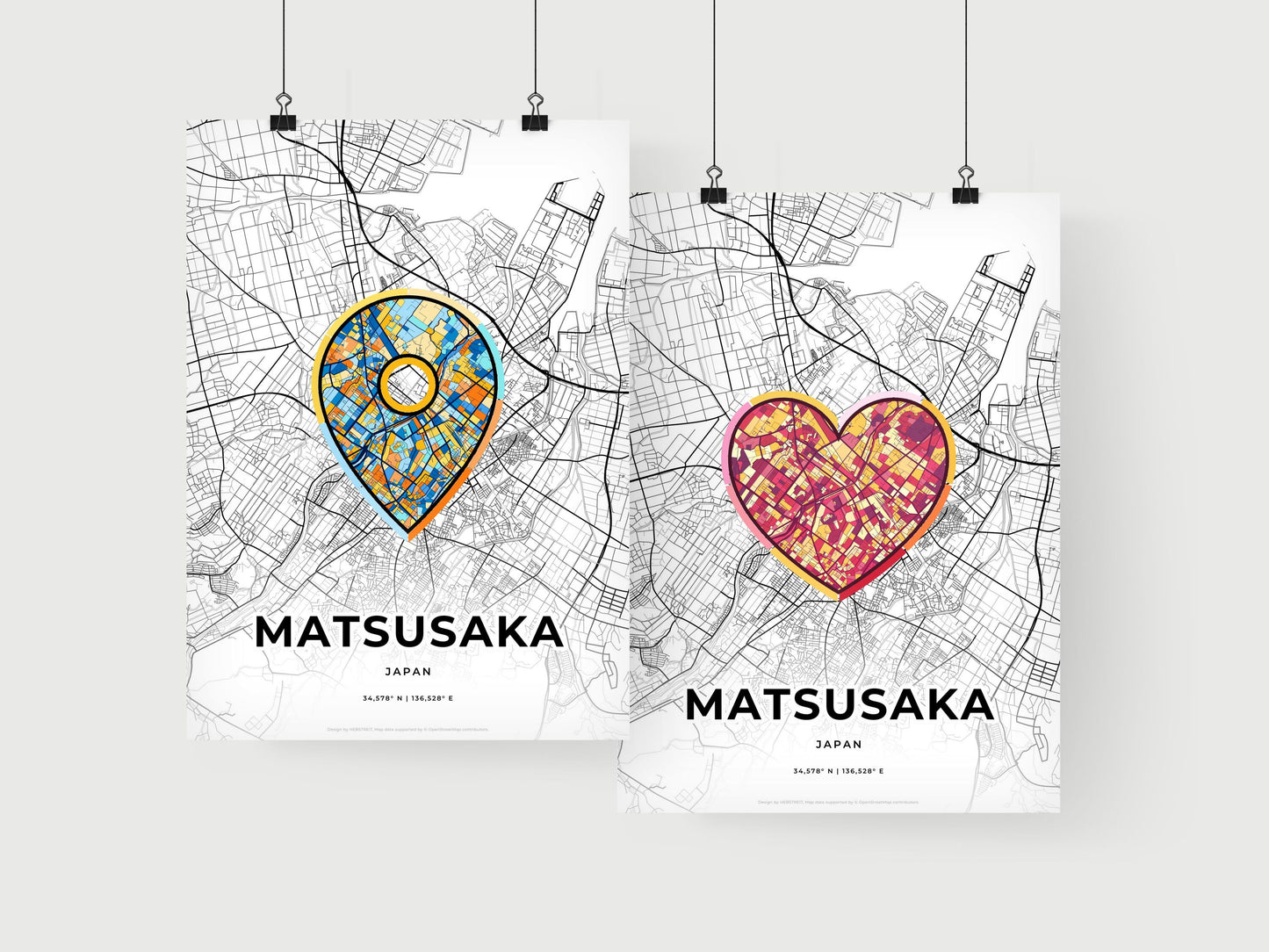 Matsusaka Japan art print for couples