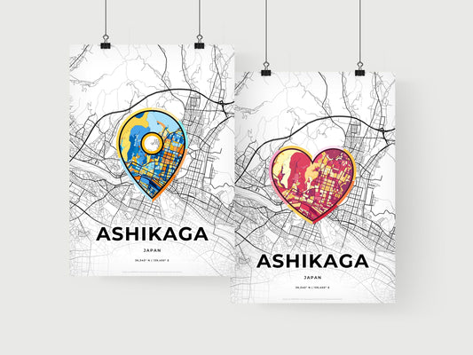 Ashikaga Japan art print for couples