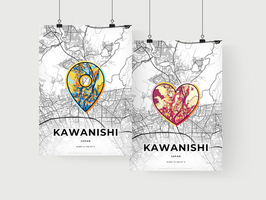 Kawanishi Japan art print for couples