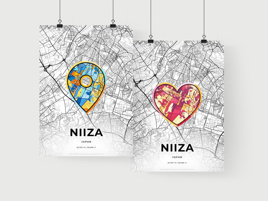 Niiza Japan art print for couples