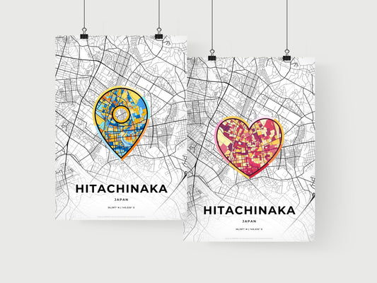 Hitachinaka Japan art print for couples