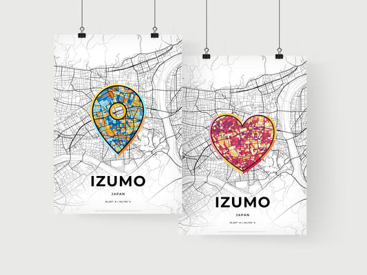 Izumo Japan art print for couples