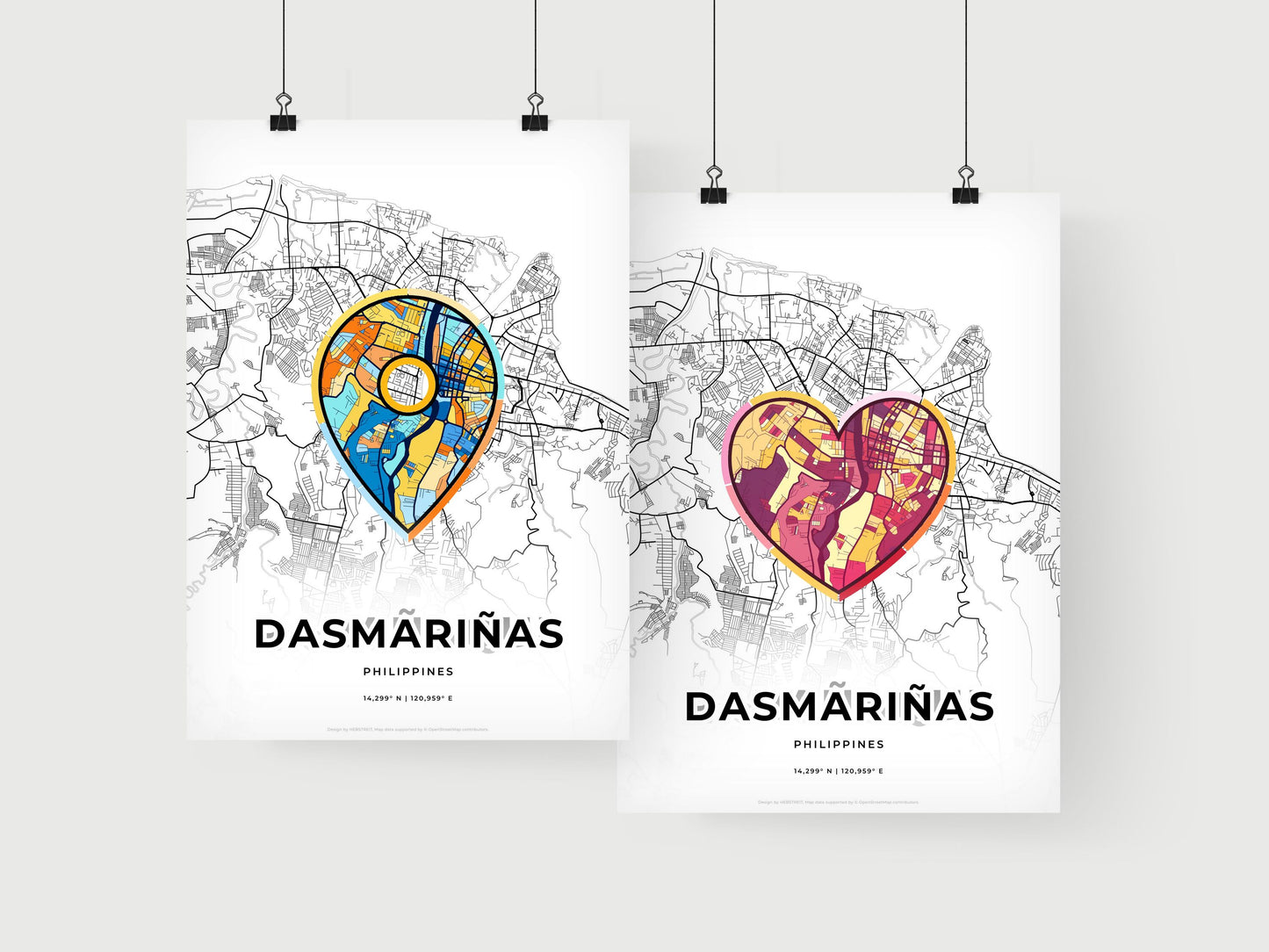 Dasmariñas Philippines art print for couples