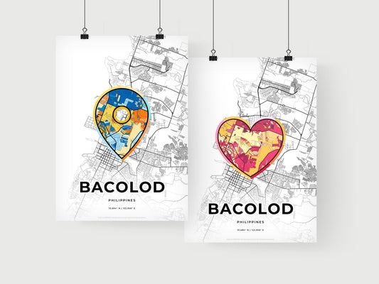 Bacolod Philippines art print for couples