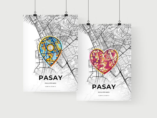 Pasay Philippines art print for couples