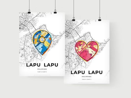 Lapu‑Lapu Philippines art print for couples