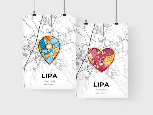 Lipa Philippines art print for couples