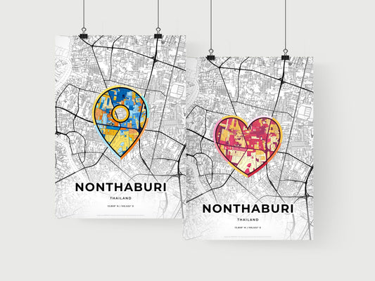 Nonthaburi Thailand art print for couples