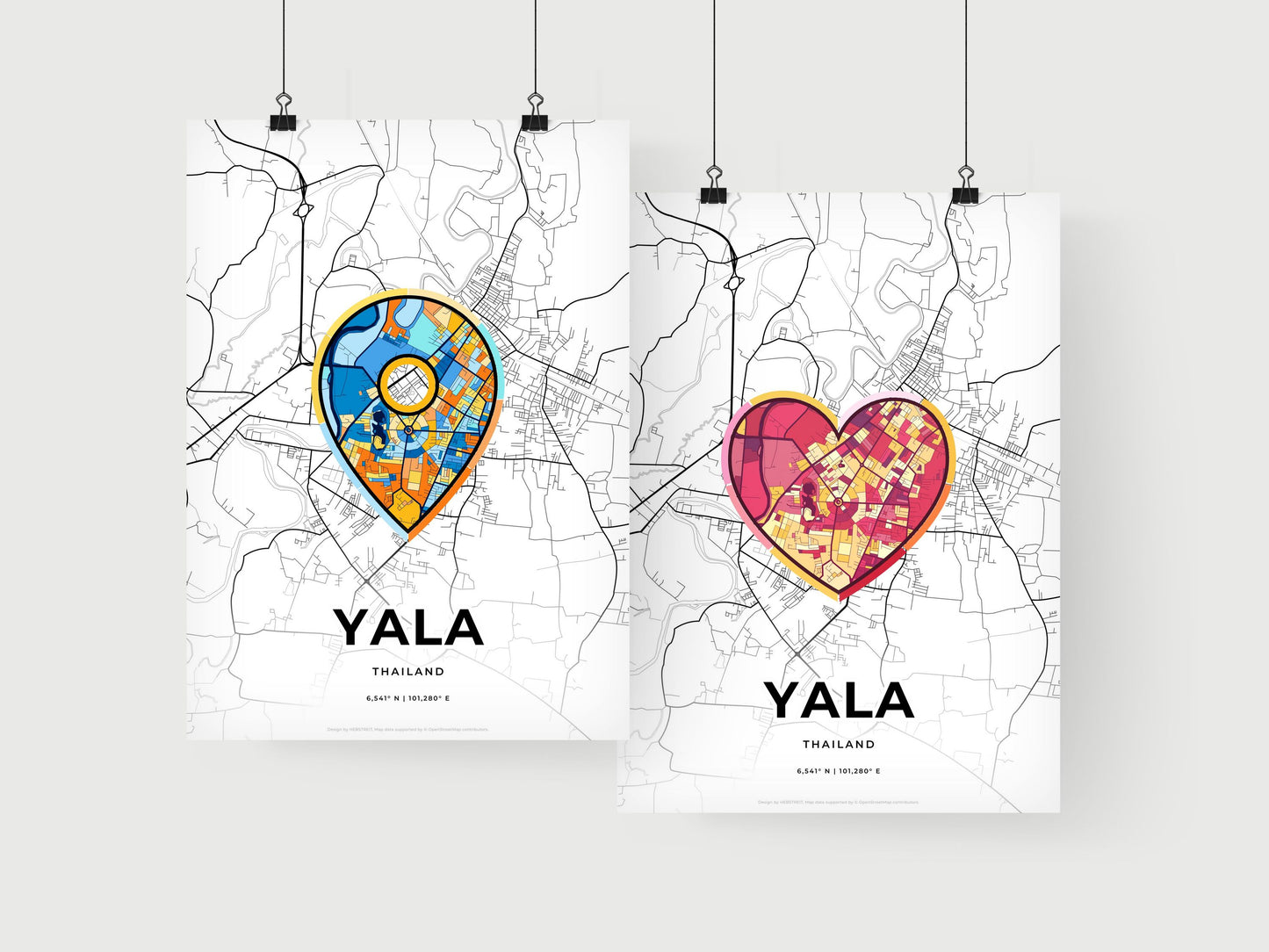 Yala Thailand art print for couples
