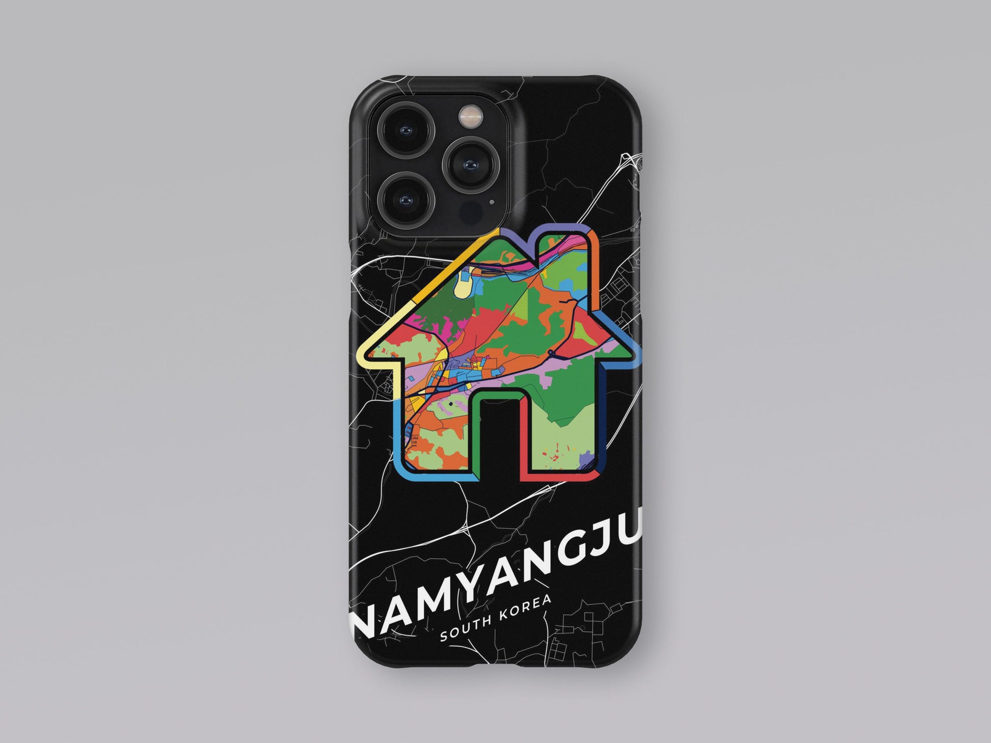 Namyangju South Korea slim phone case with colorful icon 3