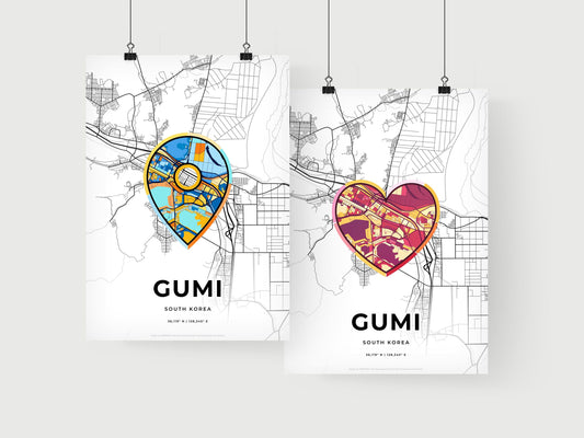 Gumi South Korea art print for couples