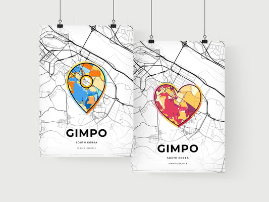 Gimpo South Korea art print for couples