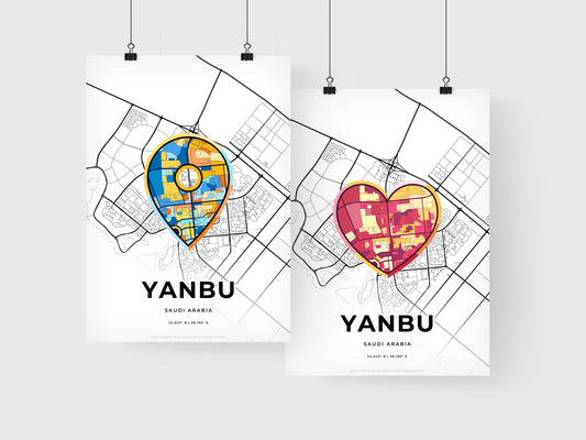 Yanbu Saudi Arabia art print for couples