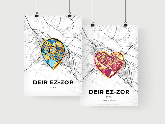 Deir Ez-Zor Syria art print for couples