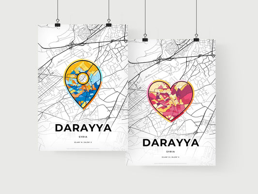 Darayya Syria art print for couples