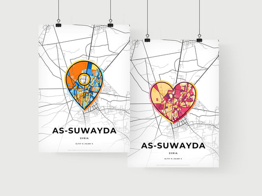 As-Suwayda Syria art print for couples