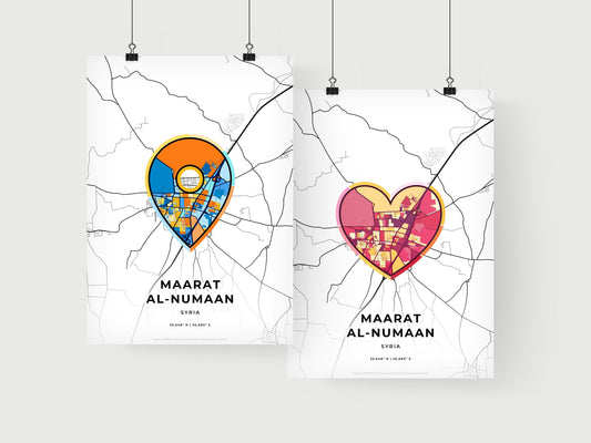 Maarat Al-Numaan Syria art print for couples
